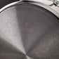 Ruffoni Symphoria Prima 10" 5-Quart Hammered Clad Stainless Steel Braiser With Riveted Stainless Steel Lid and Handle Inlaid With Signature Copper Coin