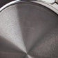 Ruffoni Symphoria Prima 10" 5-Quart Hammered Clad Stainless Steel Saute Pan With Riveted Stainless Steel Lid and Handle Inlaid With Signature Copper Coin