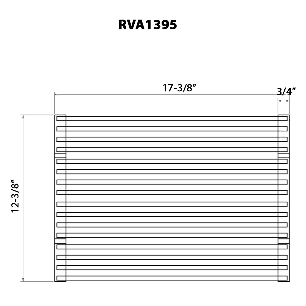 Ruvati 12" Stainless Steel Foldable Drying Rack Kitchen Sink for Workstation