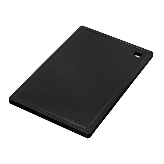 Ruvati 17" x 11" Black Resin Replacement Cutting Board For Workstation Sink