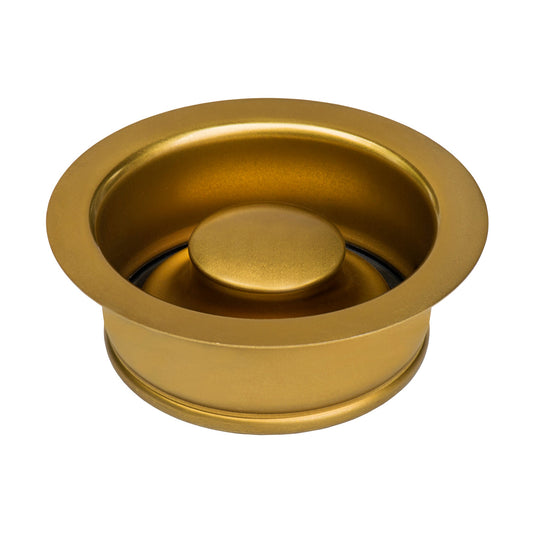 Ruvati 5" Matte Gold Stainless Steel Kitchen Sink Garbage Disposal Flange