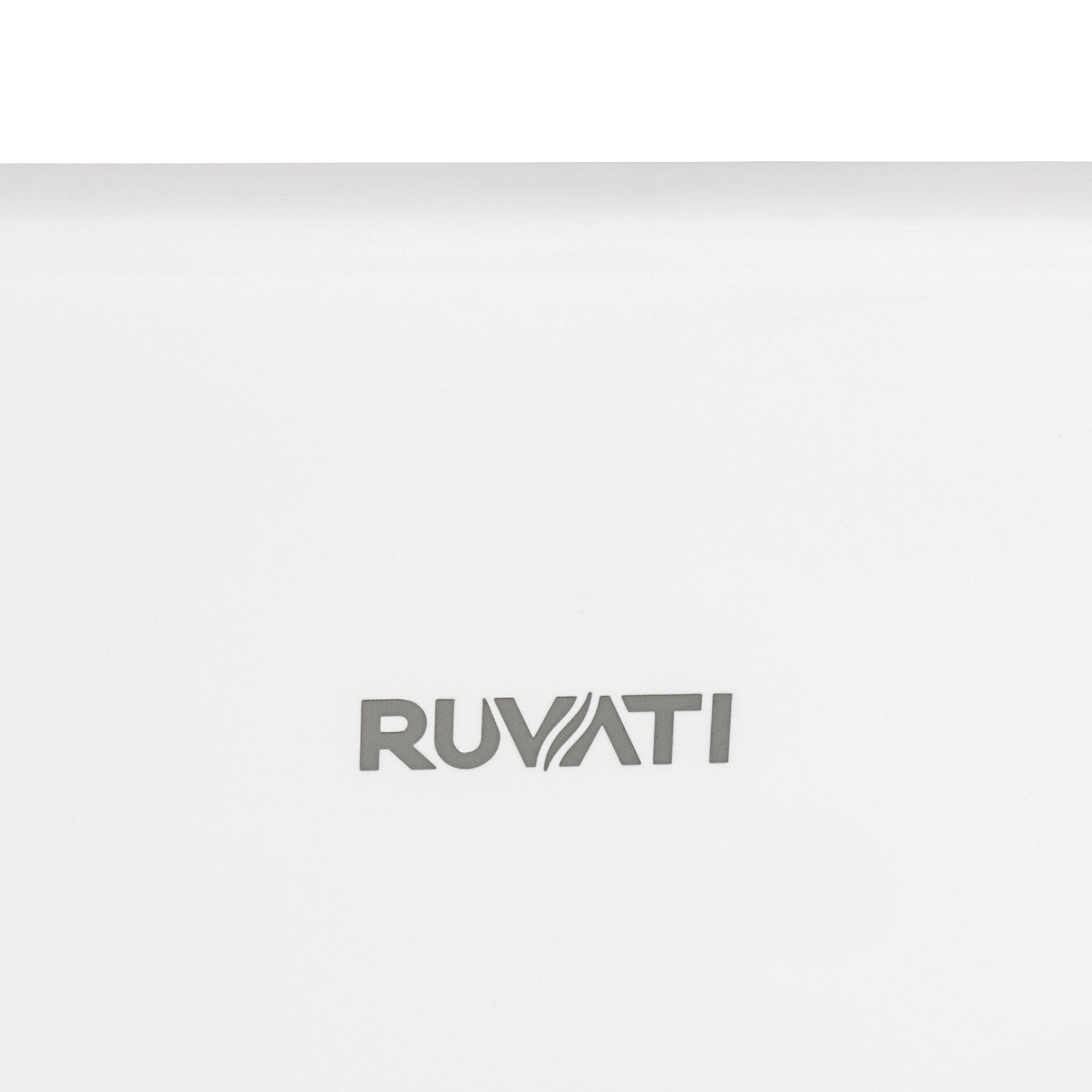 Ruvati Fiamma 30" x 18" Black and White Single Bowl Fireclay Farmhouse Apron-Front Kitchen Sink