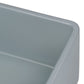 Ruvati Fiamma 30" x 20" Horizon Gray Single Bowl Fireclay Reversible Farmhouse Apron-Front Kitchen Sink