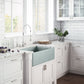 Ruvati Fiamma 33" x 20" Horizon Gray Single Bowl Fireclay Reversible Farmhouse Apron-Front Kitchen Sink