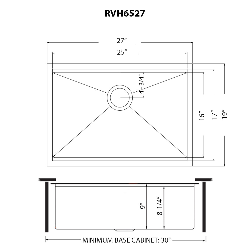 Ruvati Giana 27” Polished Brass Matte Gold Undermount Stainless Steel Single Bowl Workstation Kitchen Sink With Basket Strainer, Bottom Rinse Grid and Drain Assembly