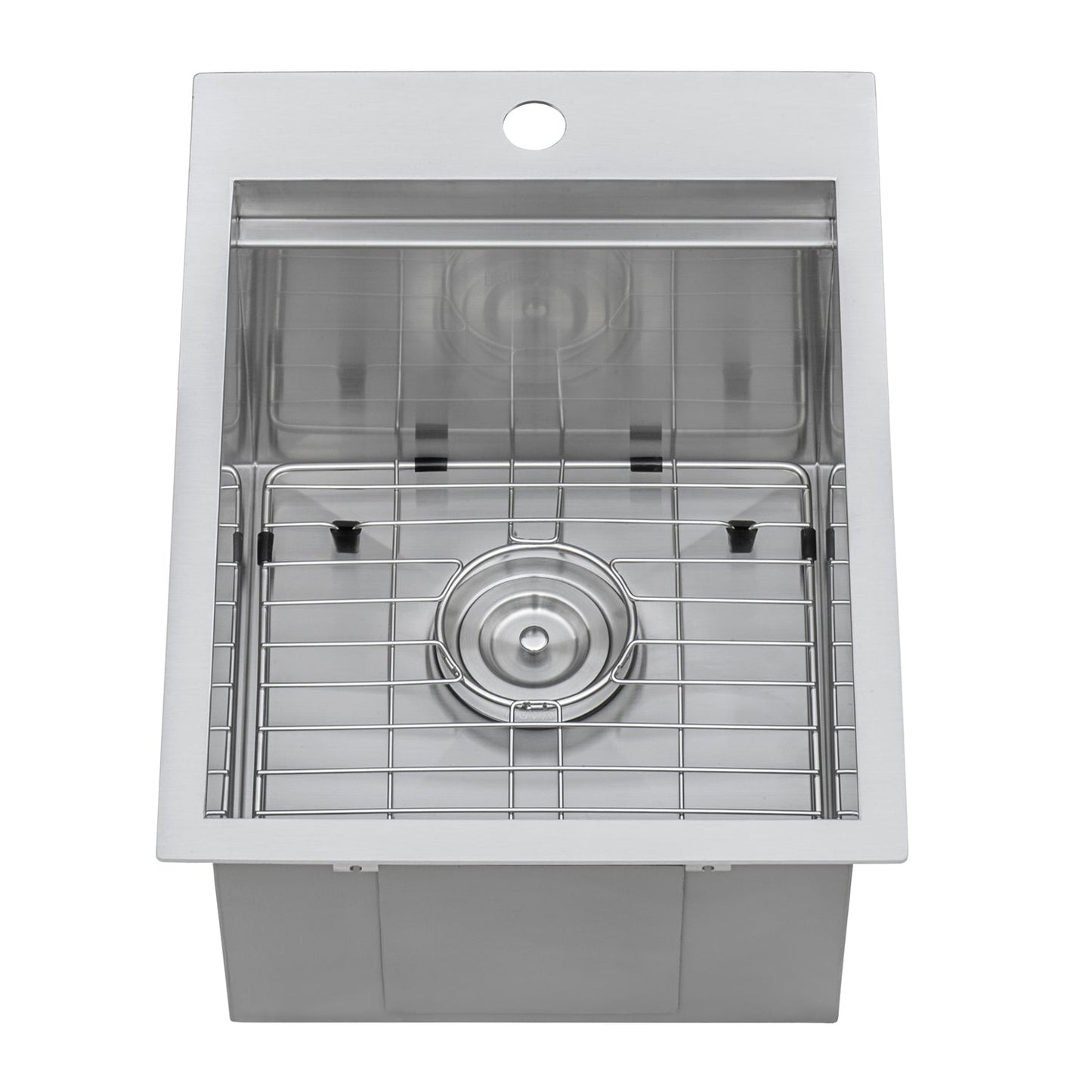 Ruvati Merino 15" x 20" Stainless Steel Topmount Workstation Sink