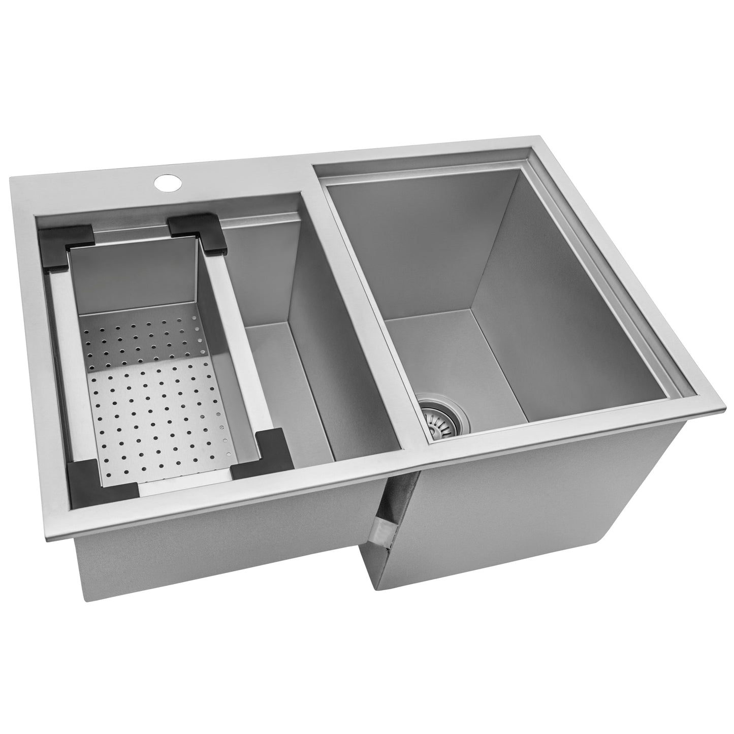 Ruvati Merino 29" x 20" Stainless Steel Insulated Ice Chest Sink With Outdoor Sink