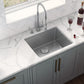 Ruvati Modena 18" x 16" Stainless Steel Single Bowl Undermount Bar Prep Kitchen Sink