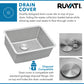 Ruvati Modena 21" x 18" Stainless Steel Single Bowl Undermount Kitchen Sink