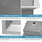 Ruvati Modena 23" x 20" Stainless Steel Single Bowl Drop-in Topmount Kitchen Sink