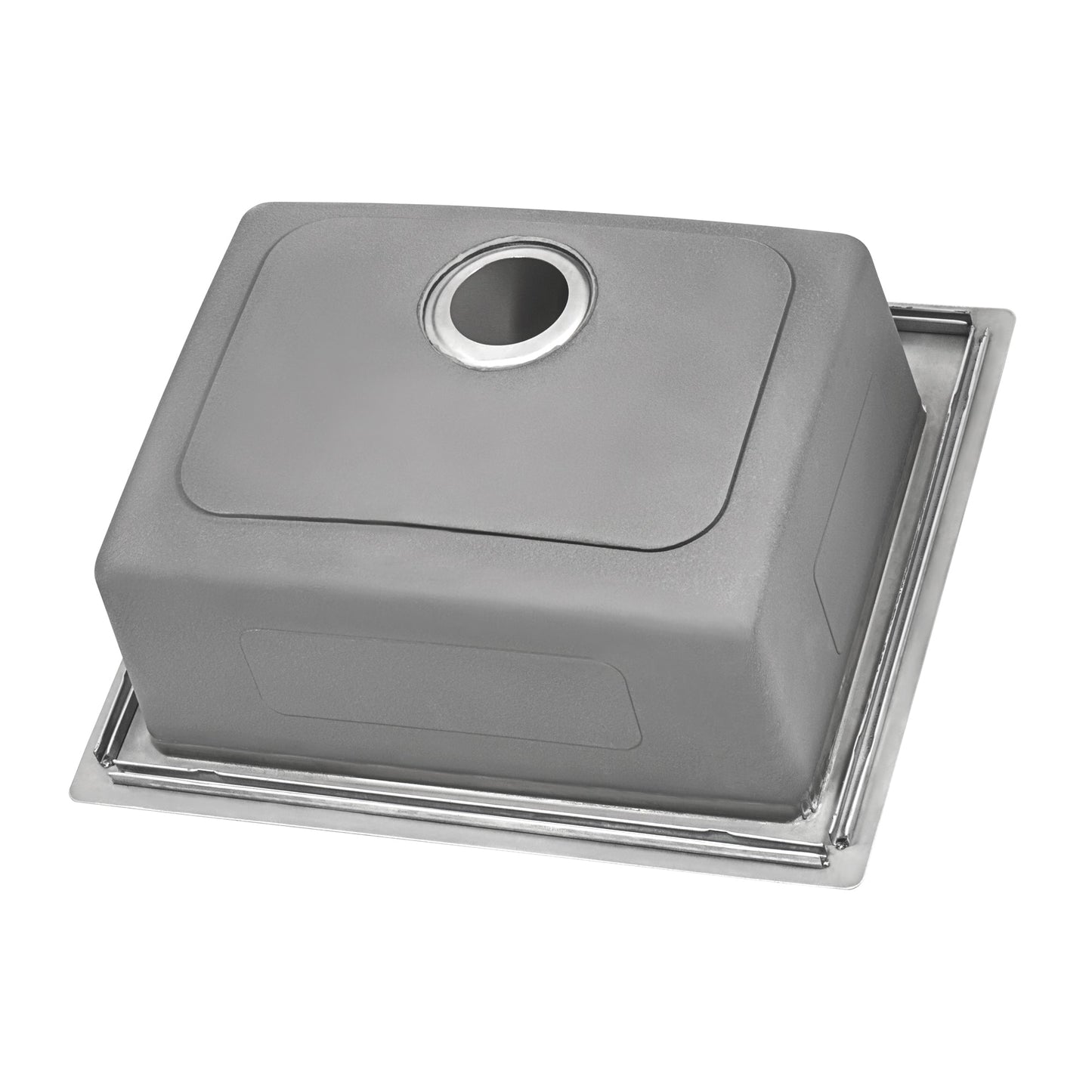 Ruvati Modena 25" x 22" Stainless Steel Single Bowl Drop-in Topmount Kitchen Sink