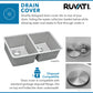 Ruvati Modena 31" x 18" Stainless Steel 50/50 Double Bowl Undermount Kitchen Sink