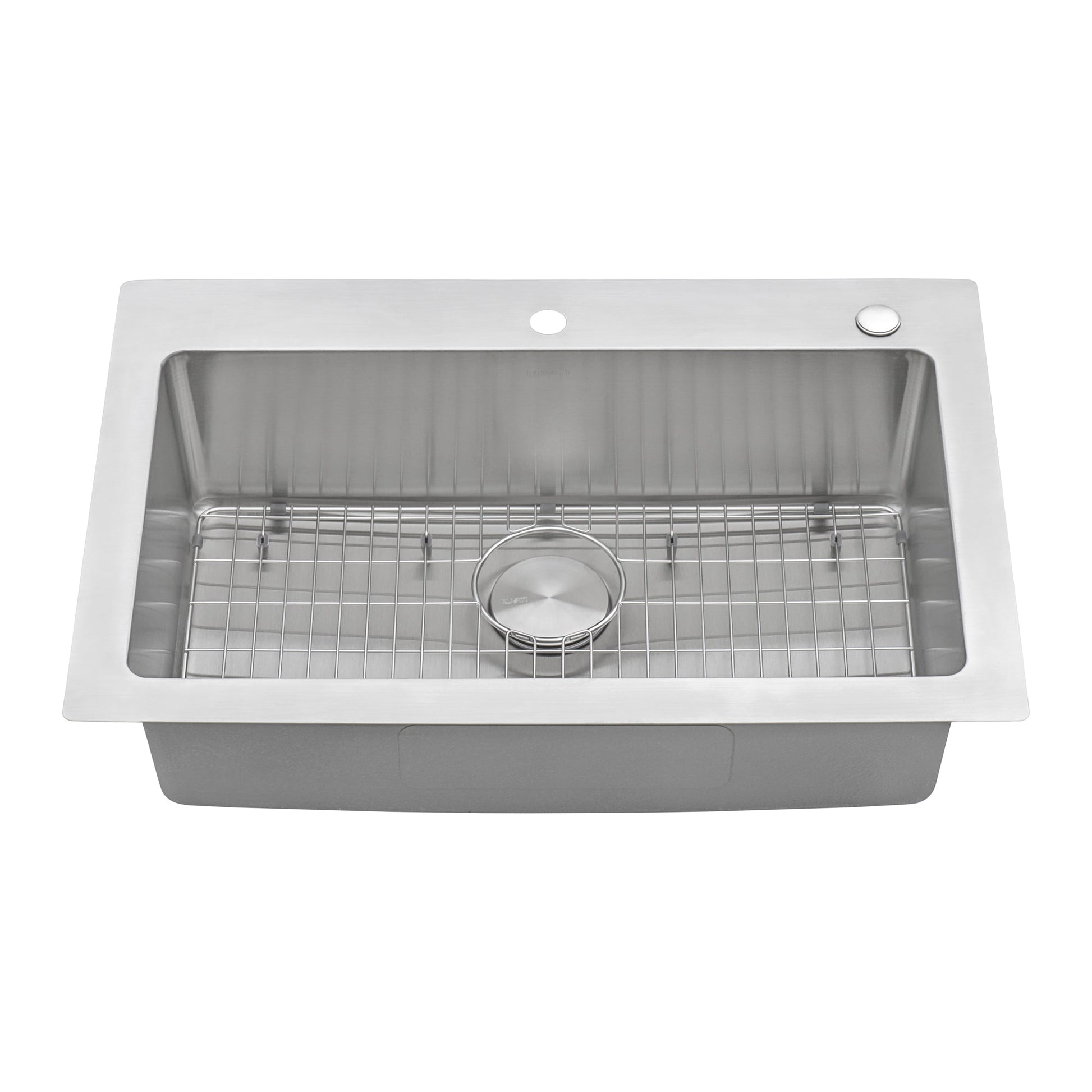 Ruvati Modena 33" x 22" Stainless Steel Single Bowl Drop-in Top Mount Kitchen Sink