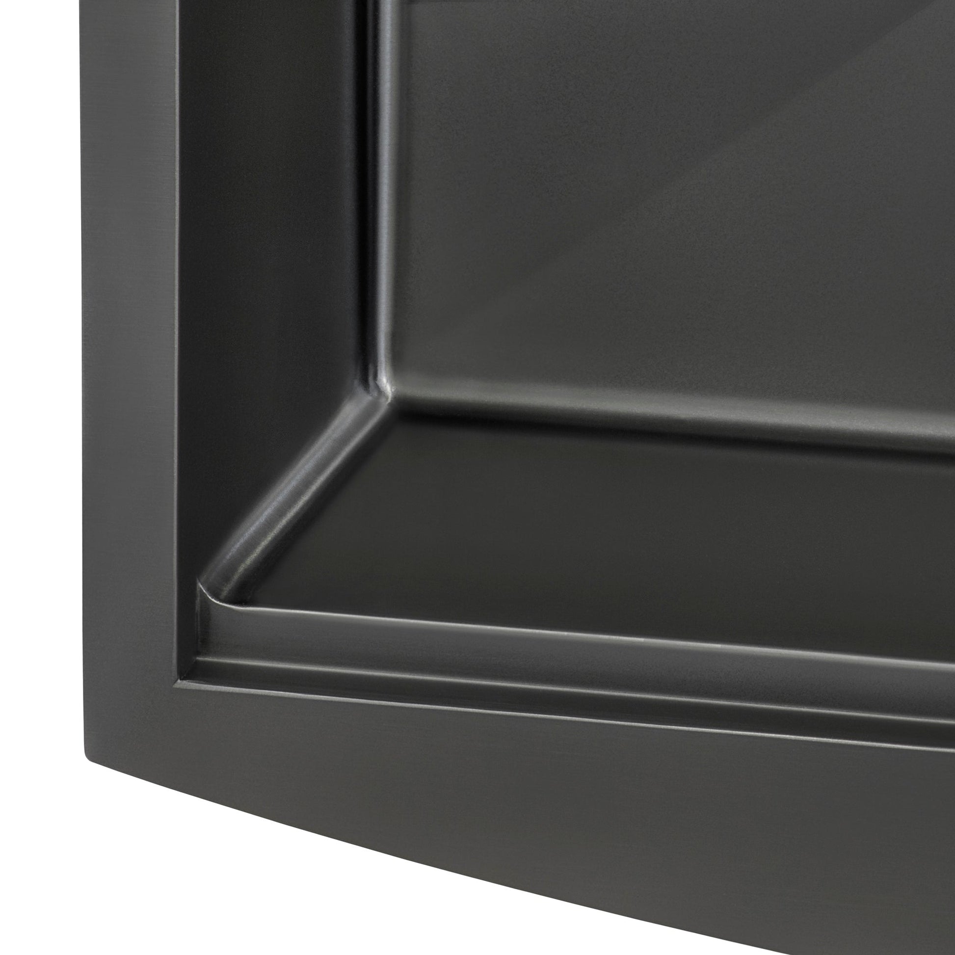 Ruvati Monaco 36" Gunmetal Black Apron-Front Workstation Kitchen Sink