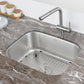 Ruvati Parmi 16" x 16" Stainless Steel Single Bowl Undermount Bar Sink