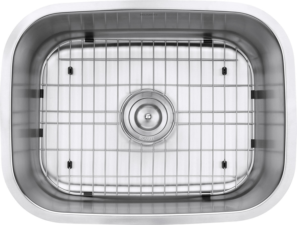 Ruvati Parmi 23" x 18" Stainless Steel Single Bowl Undermount Bar Sink