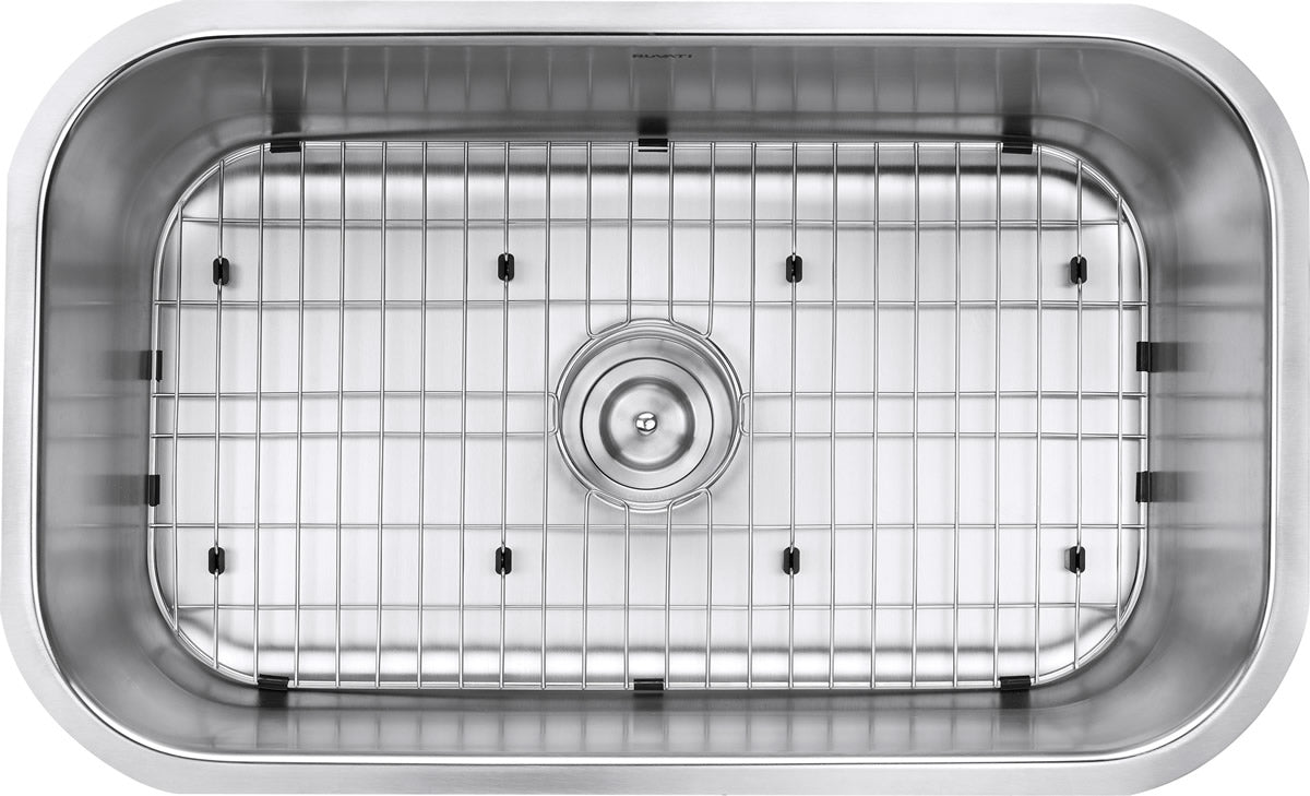 Ruvati Parmi 30" x 18" Stainless Steel Single Bowl Undermount Kitchen Sink