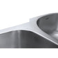 Ruvati Parmi 32" x 21" Stainless Steel 40/60 Double Bowl Undermount Kitchen Sink
