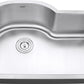 Ruvati Parmi 32" x 21" Stainless Steel Single Bowl Undermount Kitchen Sink