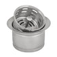Ruvati Stainless Steel Extended Garbage Disposal Flange with Deep Basket Strainer for Kitchen Sinks