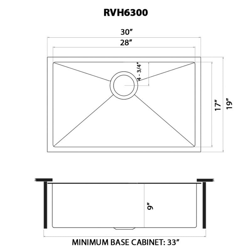 Ruvati Terazza 30” x 19" Satin Brass Matte Gold Undermount Stainless Steel Single Bowl Kitchen Sink With Basket Strainer, Bottom Rinse Grid and Drain Assembly