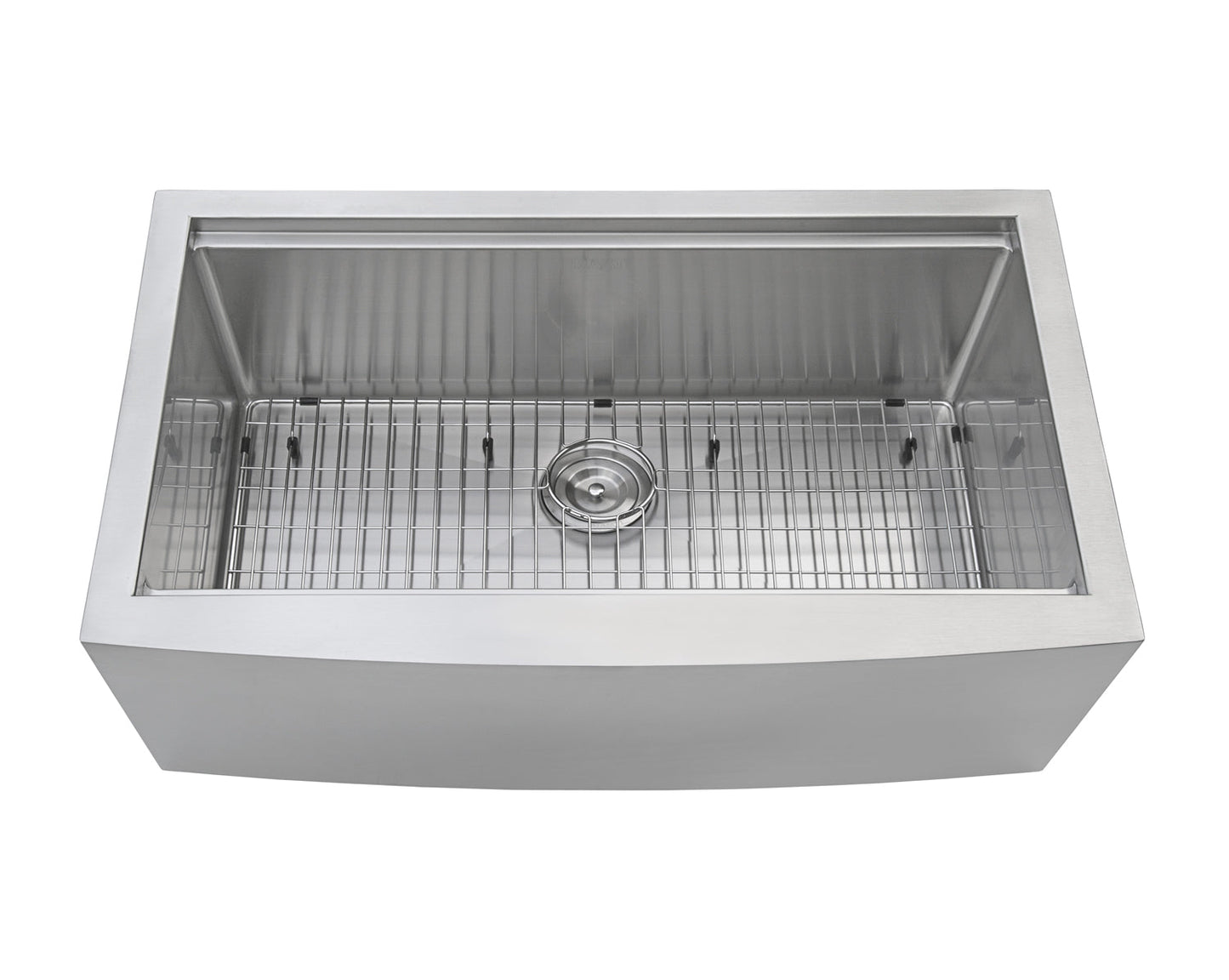 Ruvati Verona 30" Stainless Steel Single Bowl Apron-Front Workstation Farmhouse Kitchen Sink