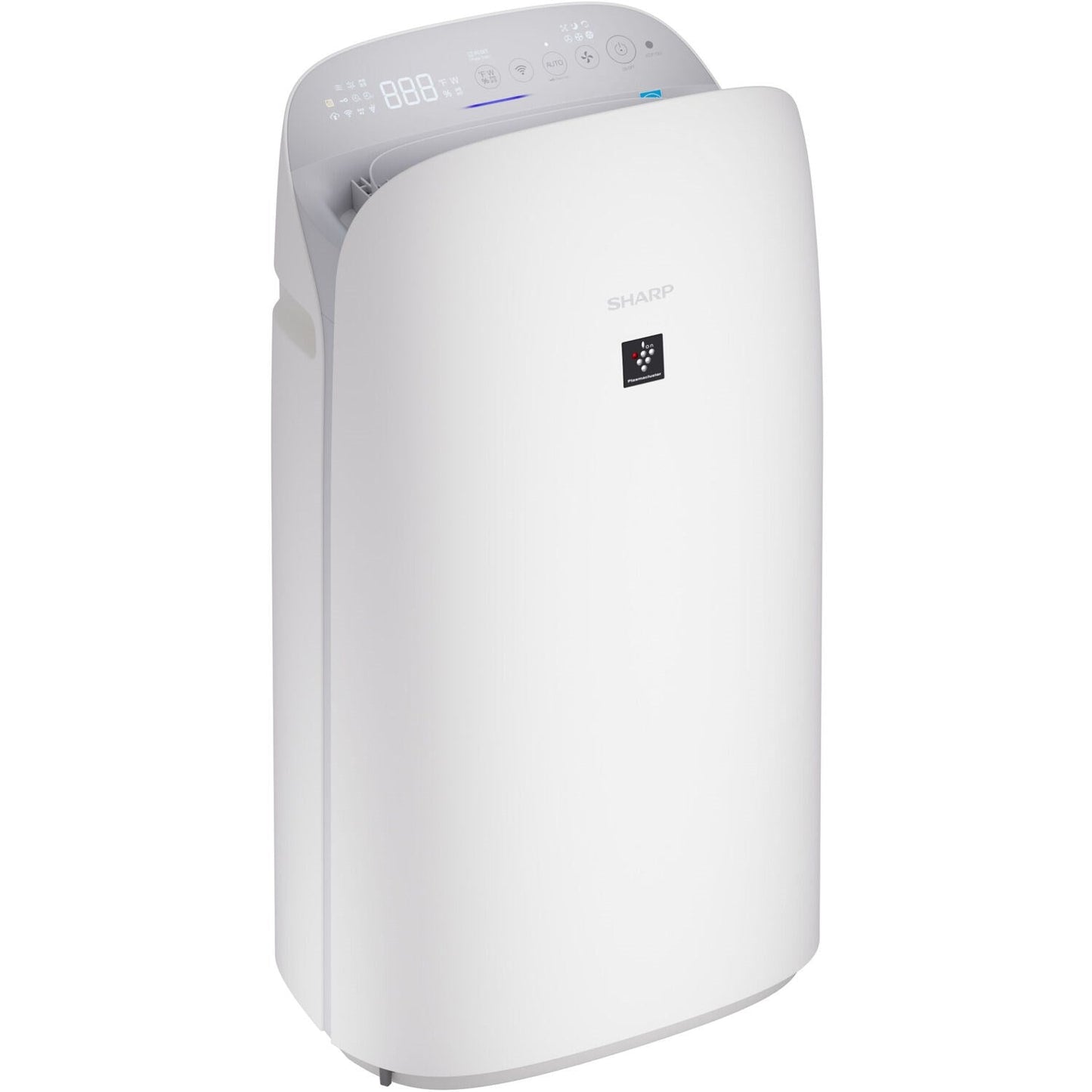 Sharp 16" 396 sq. ft. Coverage White Smart Plasmacluster Ion Air Purifier/Humidifier With True HEPA and Voice Control