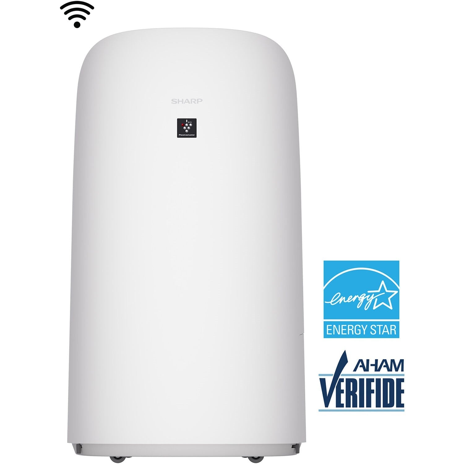 Sharp 16" 396 sq. ft. Coverage White Smart Plasmacluster Ion Air Purifier/Humidifier With True HEPA and Voice Control