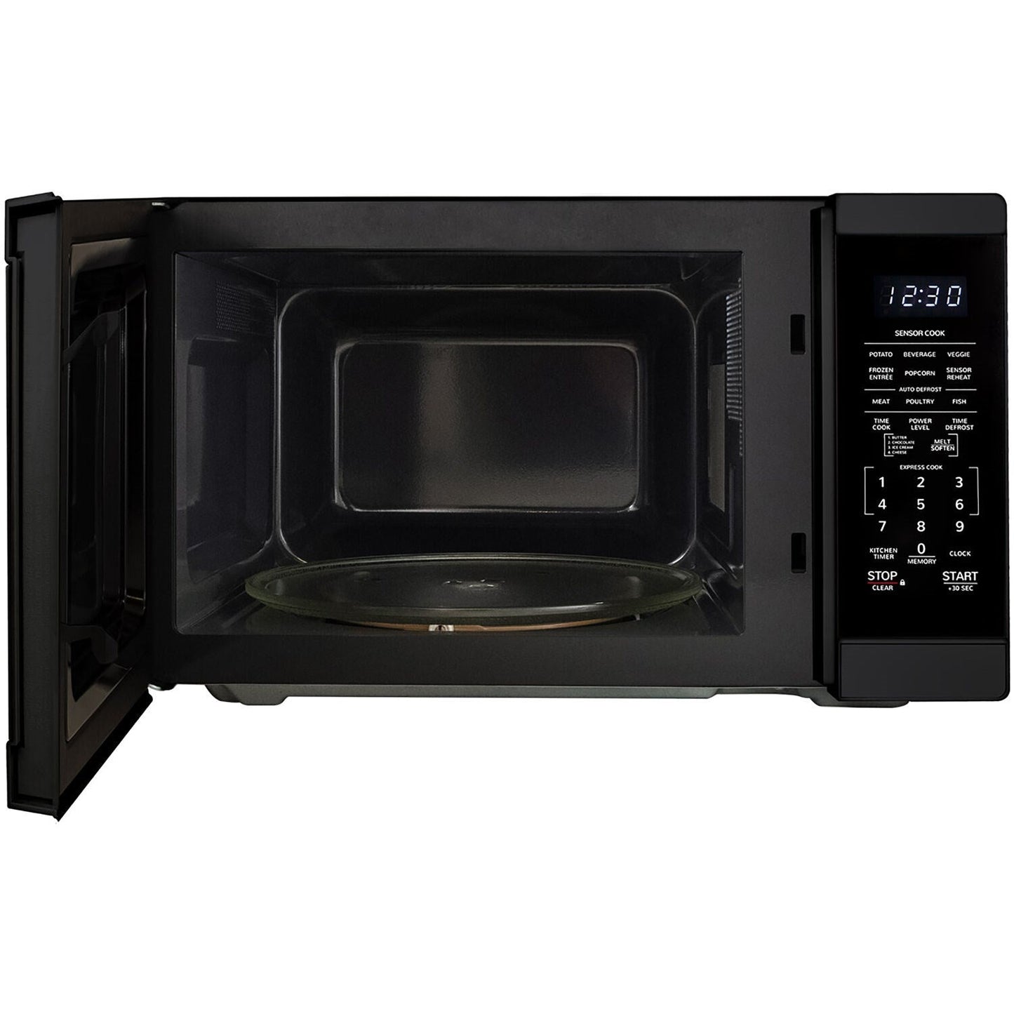 Sharp 20" 1.4 cu. ft. Black 1100W Countertop Microwave Oven