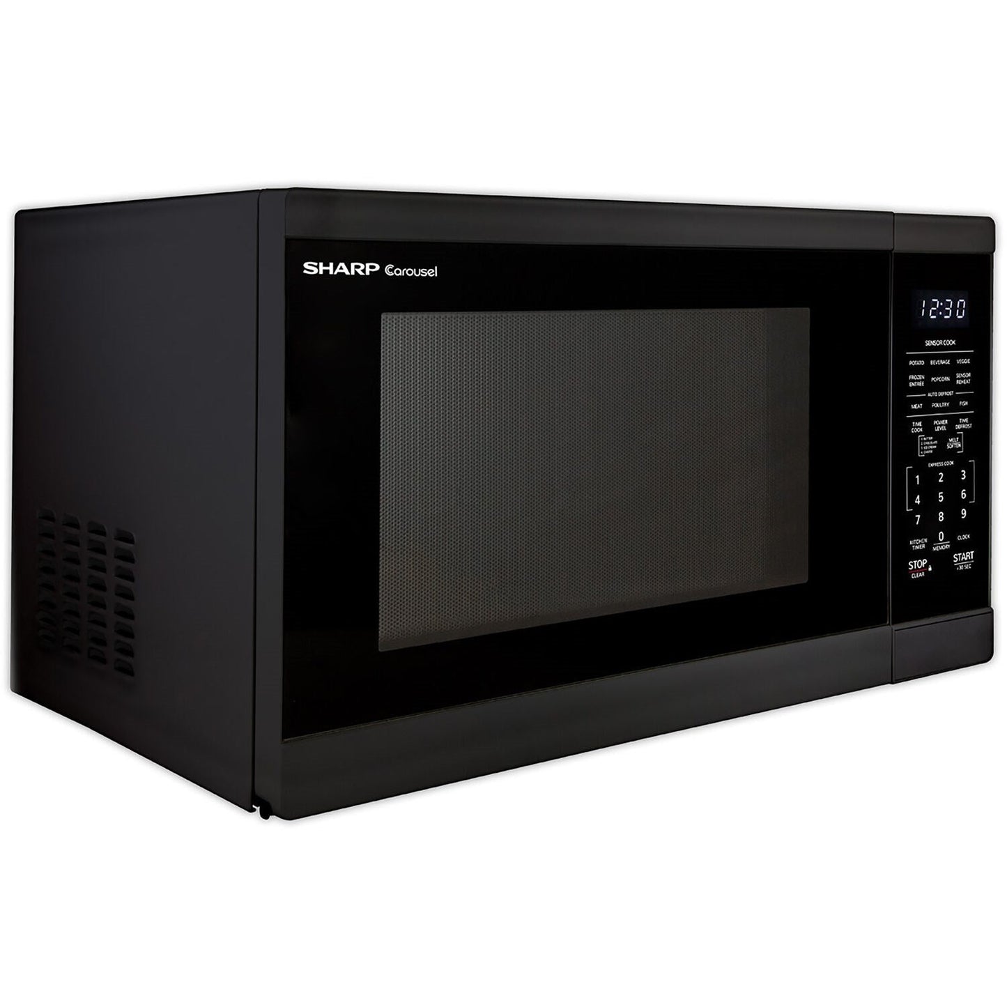 Sharp 20" 1.4 cu. ft. Black 1100W Countertop Microwave Oven