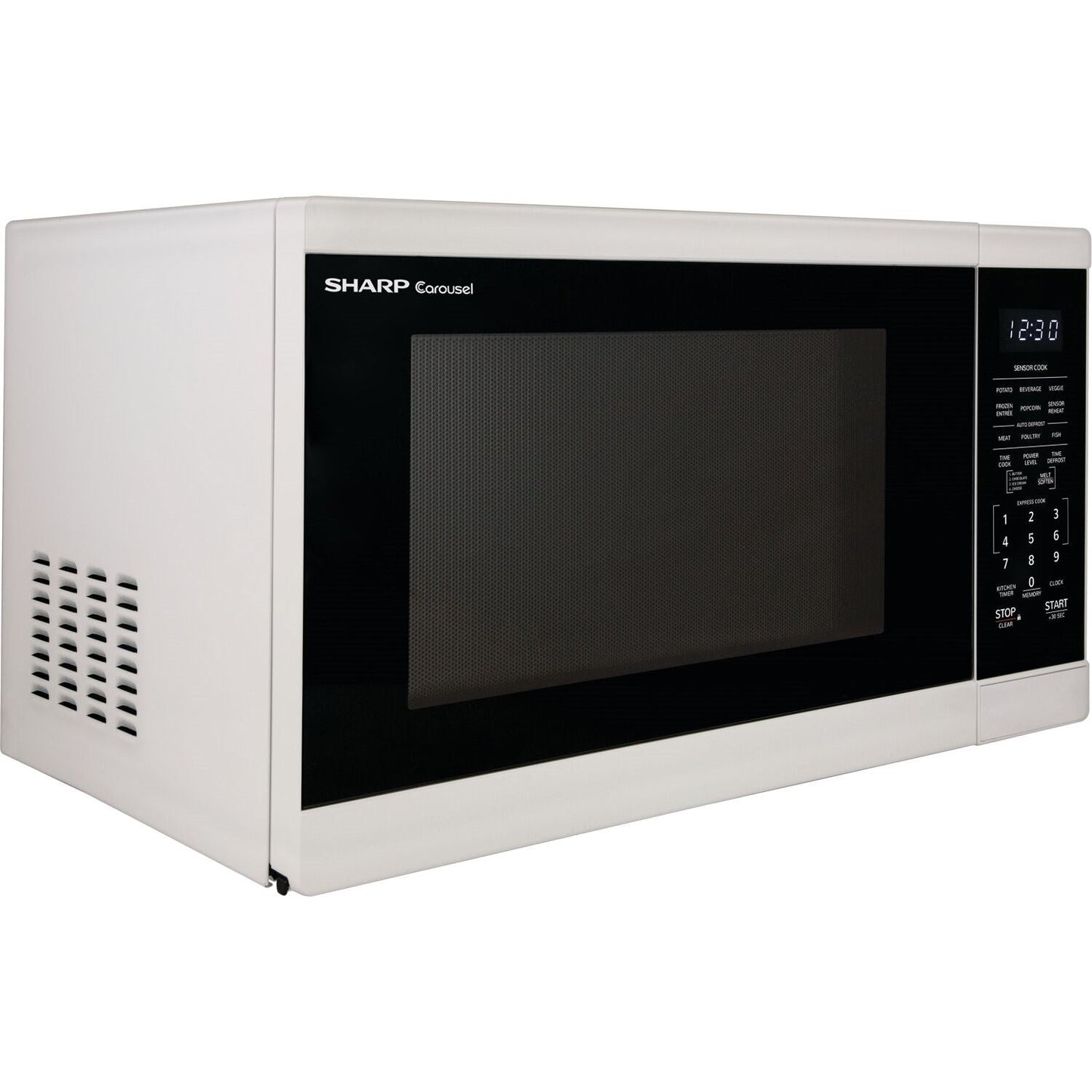Sharp 20" 1.4 cu. ft. White 1100W Countertop Microwave Oven