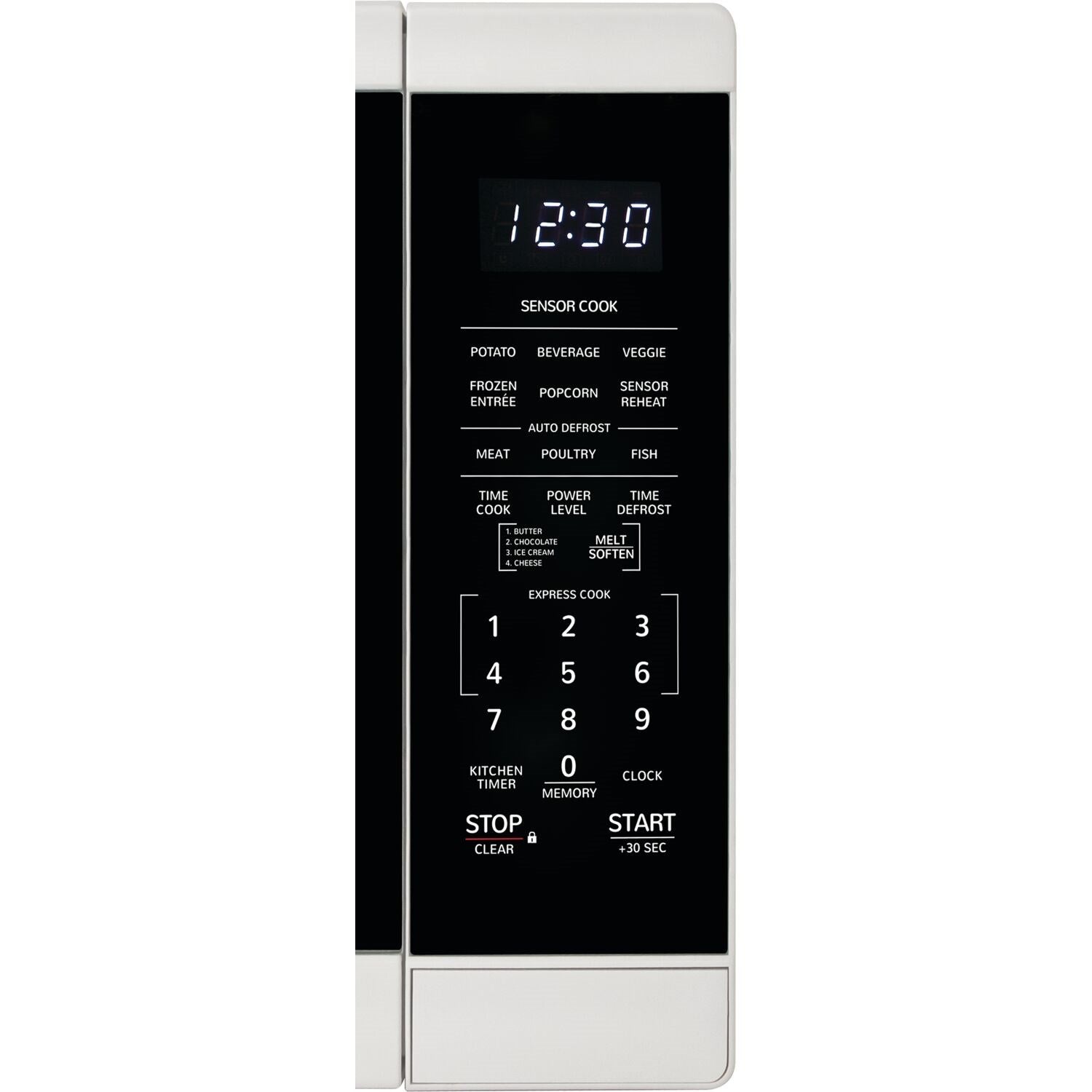 Sharp 20" 1.4 cu. ft. White 1100W Countertop Microwave Oven