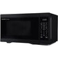 Sharp 21" 1.1 cu. ft. Black 1000W Countertop Microwave Oven