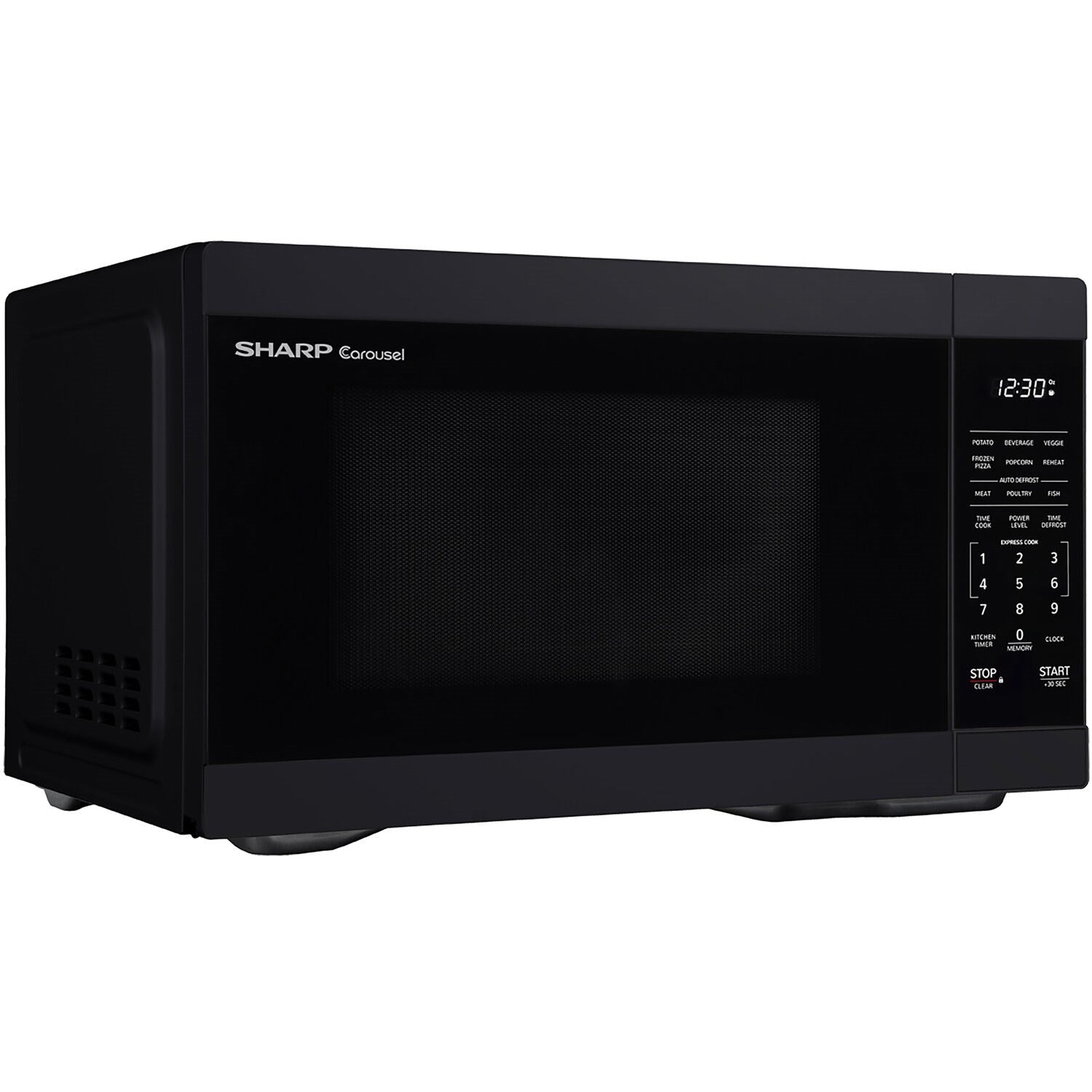 Sharp 21" 1.1 cu. ft. Black 1000W Countertop Microwave Oven