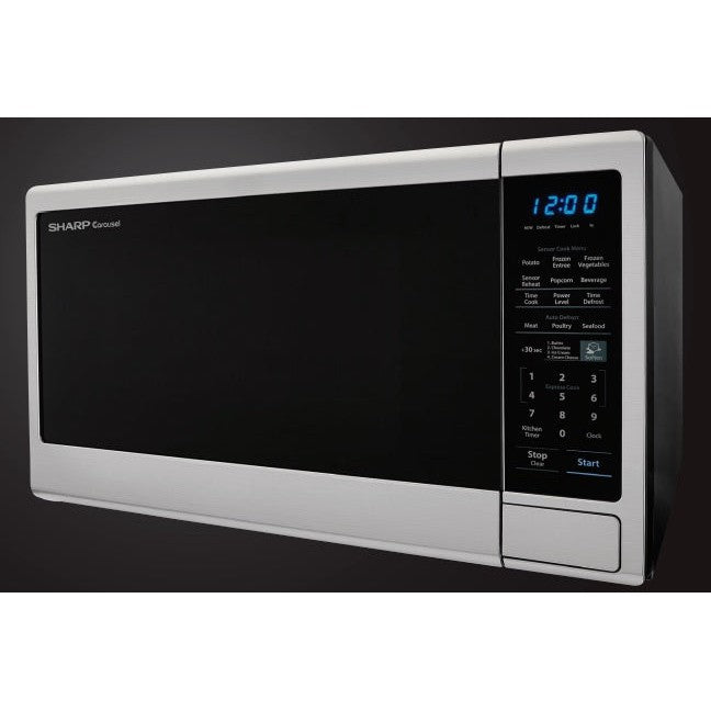 Sharp 21" 1.4-cu. ft. Stainless Steel 1000W Countertop Microwave Oven