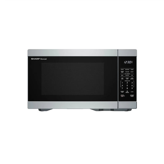 Sharp Carousel 20" 1.1 CU. Ft. 1000W Stainless Steel Countertop Medium Microwave Oven