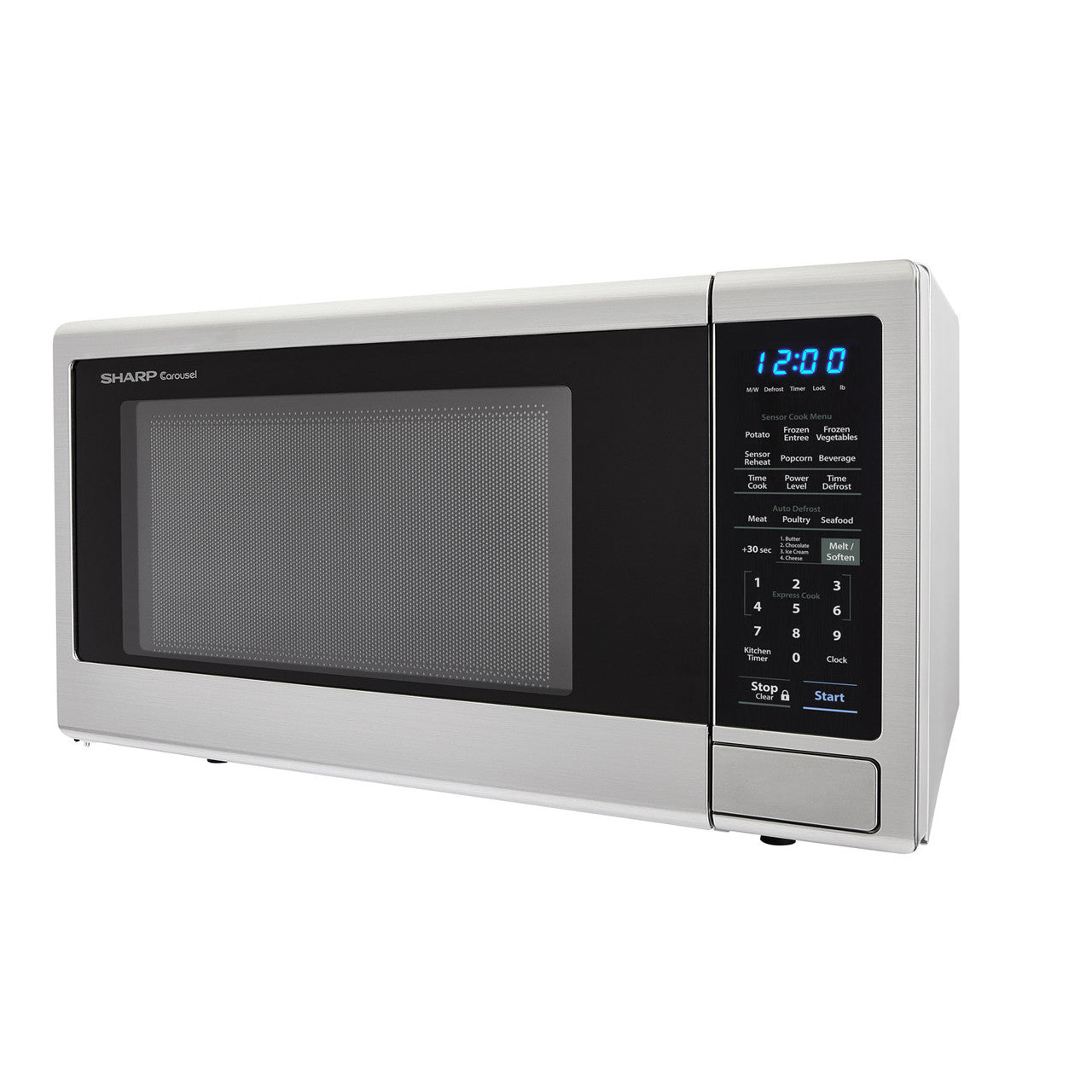 Sharp Carousel 21" 1.4 CU. Ft. 1000W Stainless Steel Countertop Microwave Oven