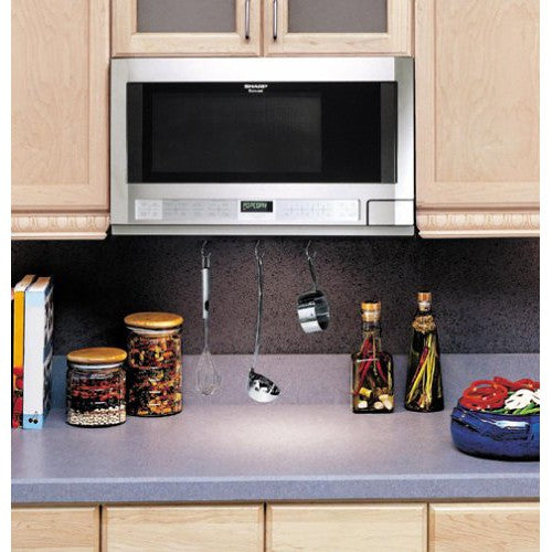 Sharp Carousel 24" 1.5 CU. Ft. 1100W Stainless Steel Over-The-Counter Auto-Touch Control Panel Microwave Oven