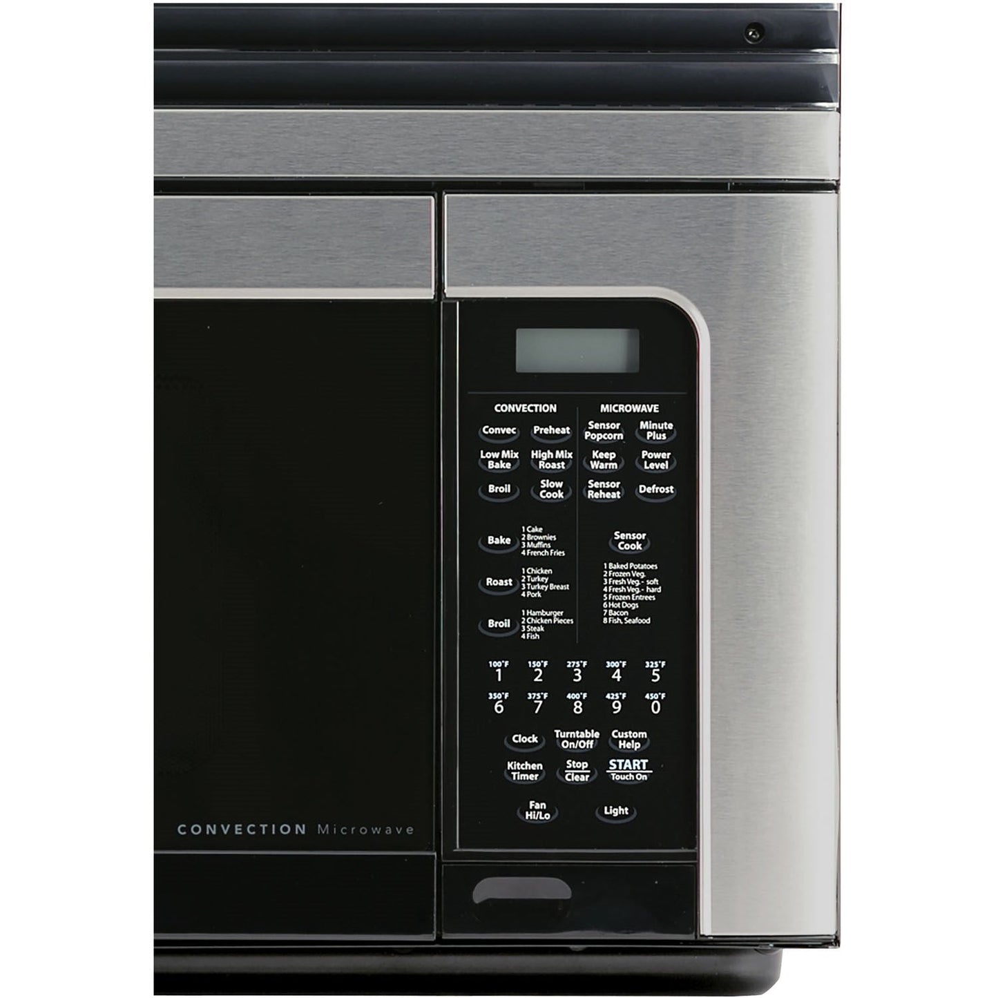 Sharp Carousel 30" 1.1 CU. Ft. 850W Stainless Steel Convection Over-The-Range Auto-Touch Control Panel Microwave Oven