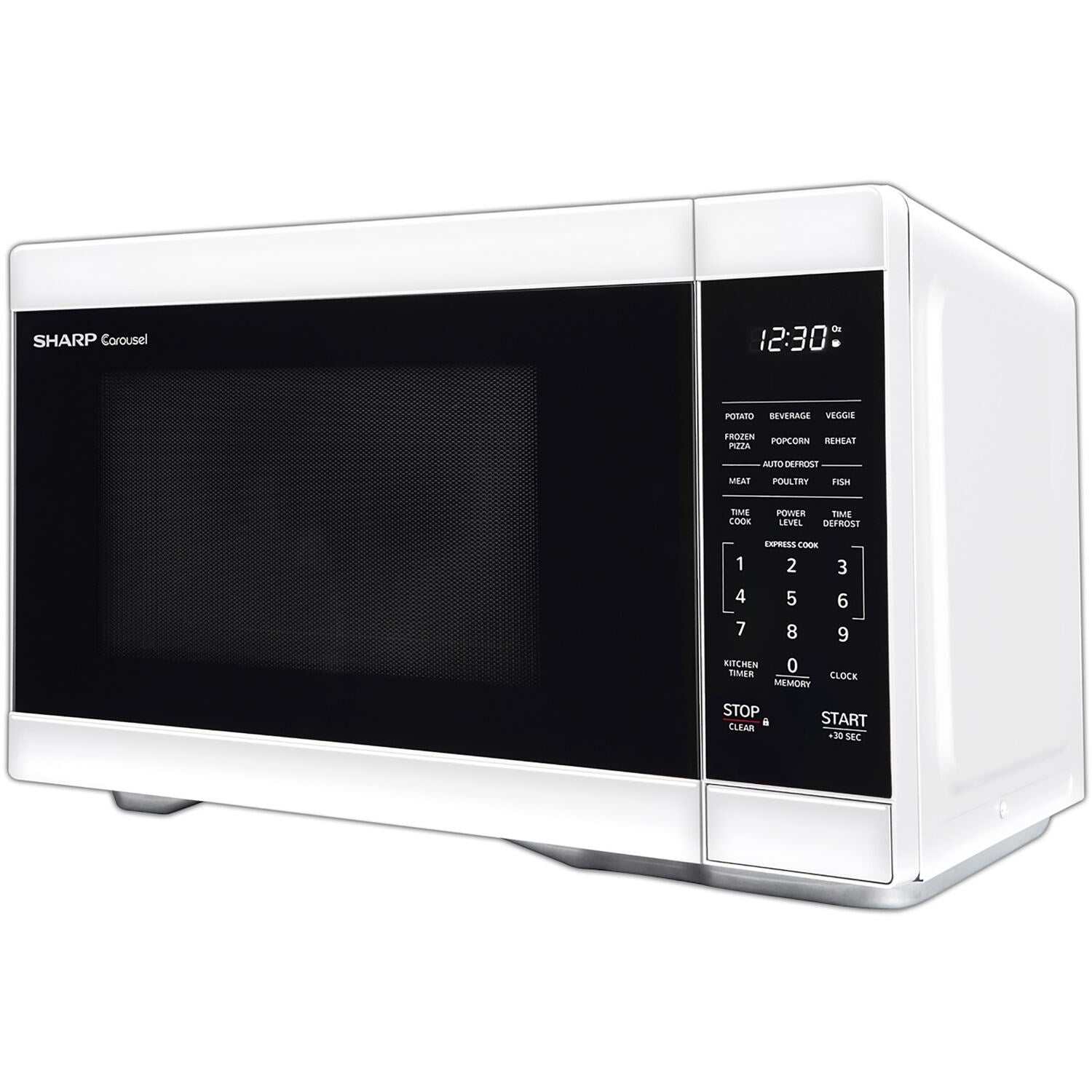 Sharp ZSMC1161HW 21" 1.1 cu. ft. White 1000W Countertop Microwave Oven