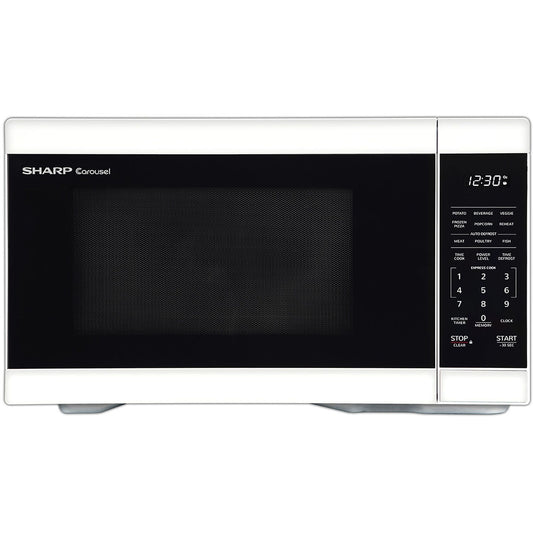 Sharp ZSMC1161HW 21" 1.1 cu. ft. White 1000W Countertop Microwave Oven