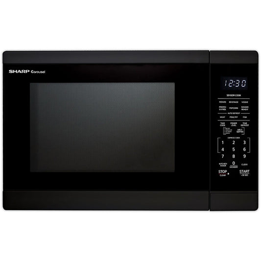 Sharp ZSMC1461HB 20" 1.4 cu. ft. Black 1100W Countertop Microwave Oven