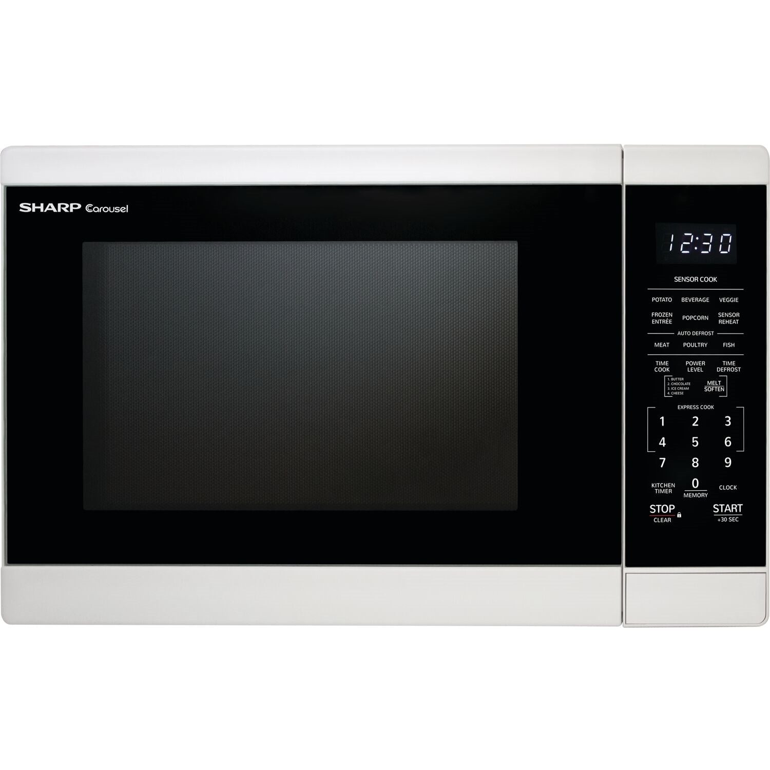 Sharp ZSMC1461HW 20" 1.4 cu. ft. White 1100W Countertop Microwave Oven