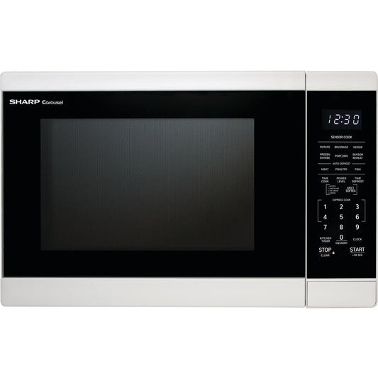 Sharp ZSMC1461HW 20" 1.4 cu. ft. White 1100W Countertop Microwave Oven