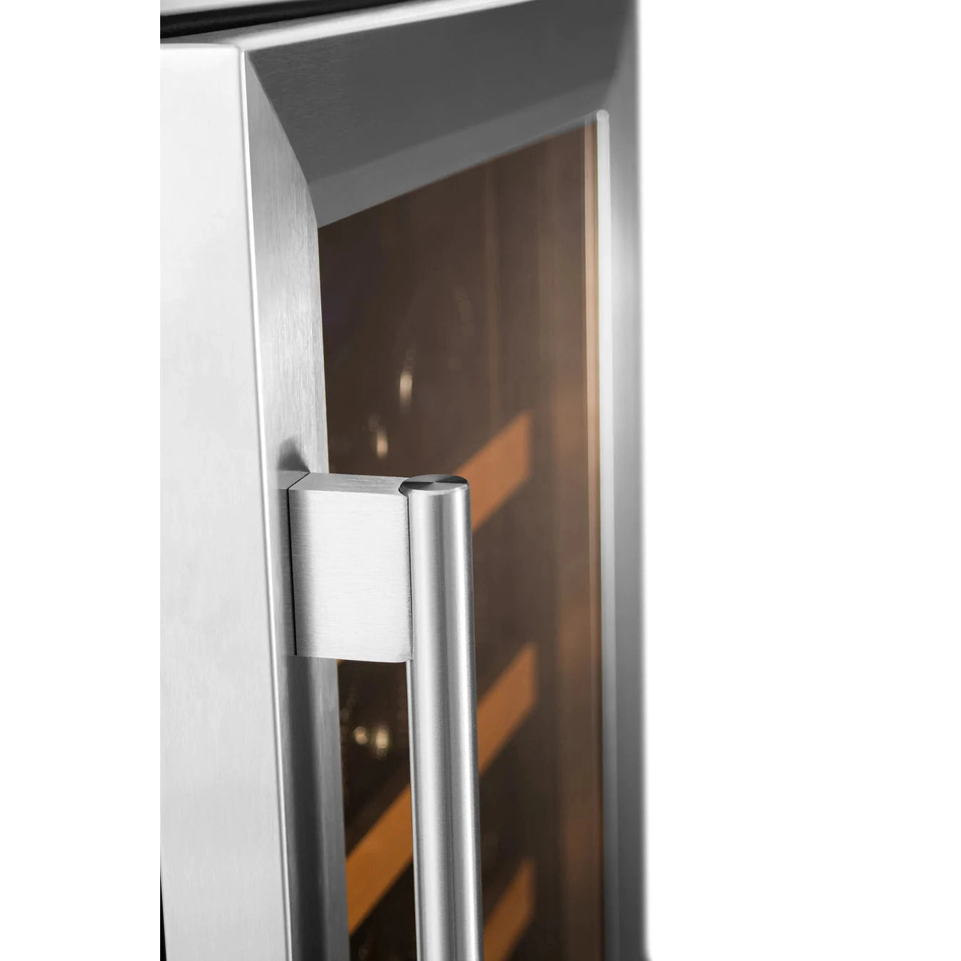 Smith & Hanks 24" 5.12 Cu. Ft. 178 Can Built-in or Freestanding Single Zone Beverage Cooler With Stainless Steel Door Trim