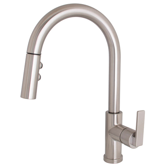 Speakman Lura 1.8 GPM Two-Function Sensor Pull Down Sprayer Brushed Nickel Faucet