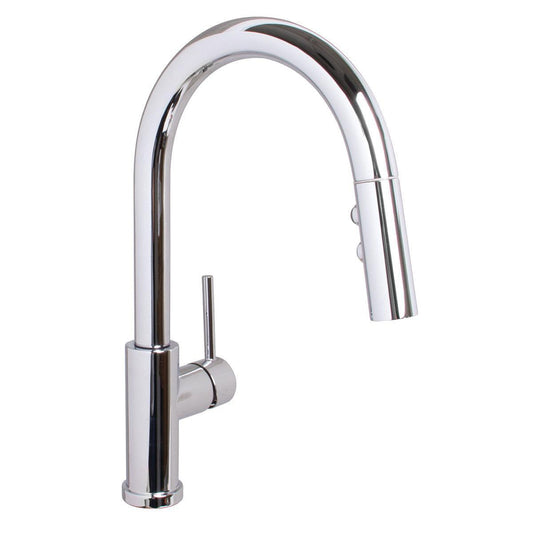 Speakman Neo 1.8 GPM Two-Function Pull Down Sprayer With Side Lever Handle Stainless Steel Faucet
