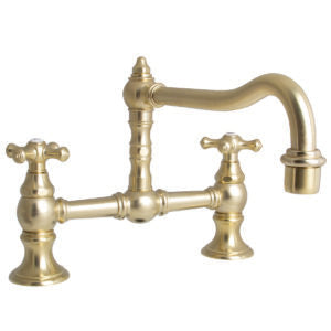 Speakman Proper High Rise Brushed Bronze 1.8 GPM Cross Handle Faucet
