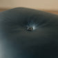 Stone County Ironworks Forest Hill 25" Hand Rubbed Pewter Iron Bar Stool With Gold Iron Accent and White Leather Upholstery