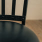 Stone County Ironworks Montage 30" Satin Black Swivel Iron Bar Stool With Premium Thick Cushion and Neutral Cloth Seat Material